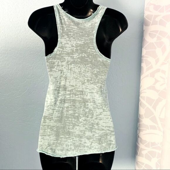 Rebellious One Blue graphic Owl Tank Top Size Small - Picture 5 of 8